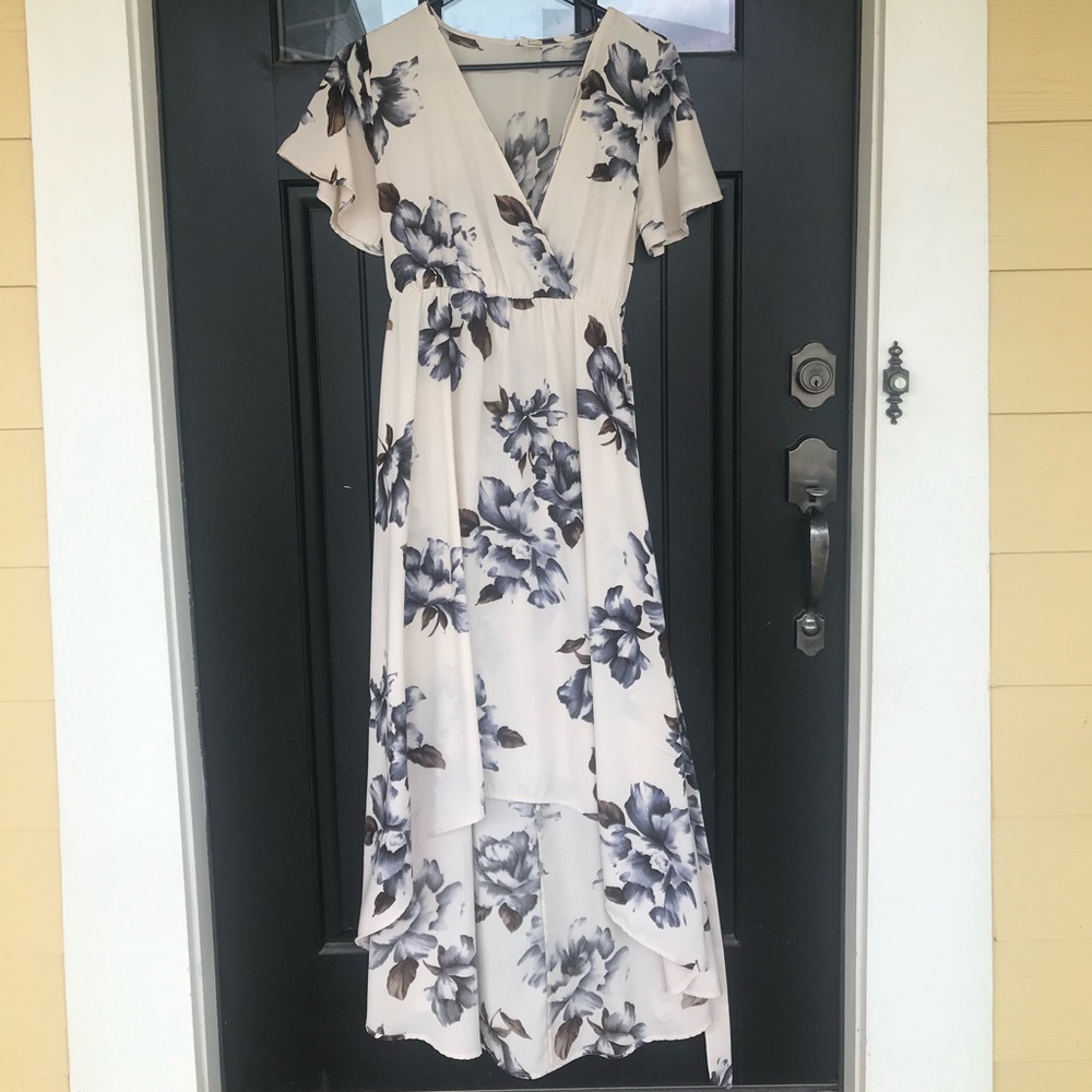 Midi high low dress